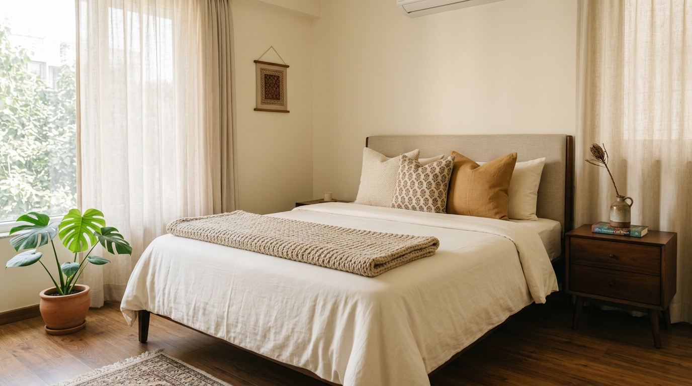 Bedroom after