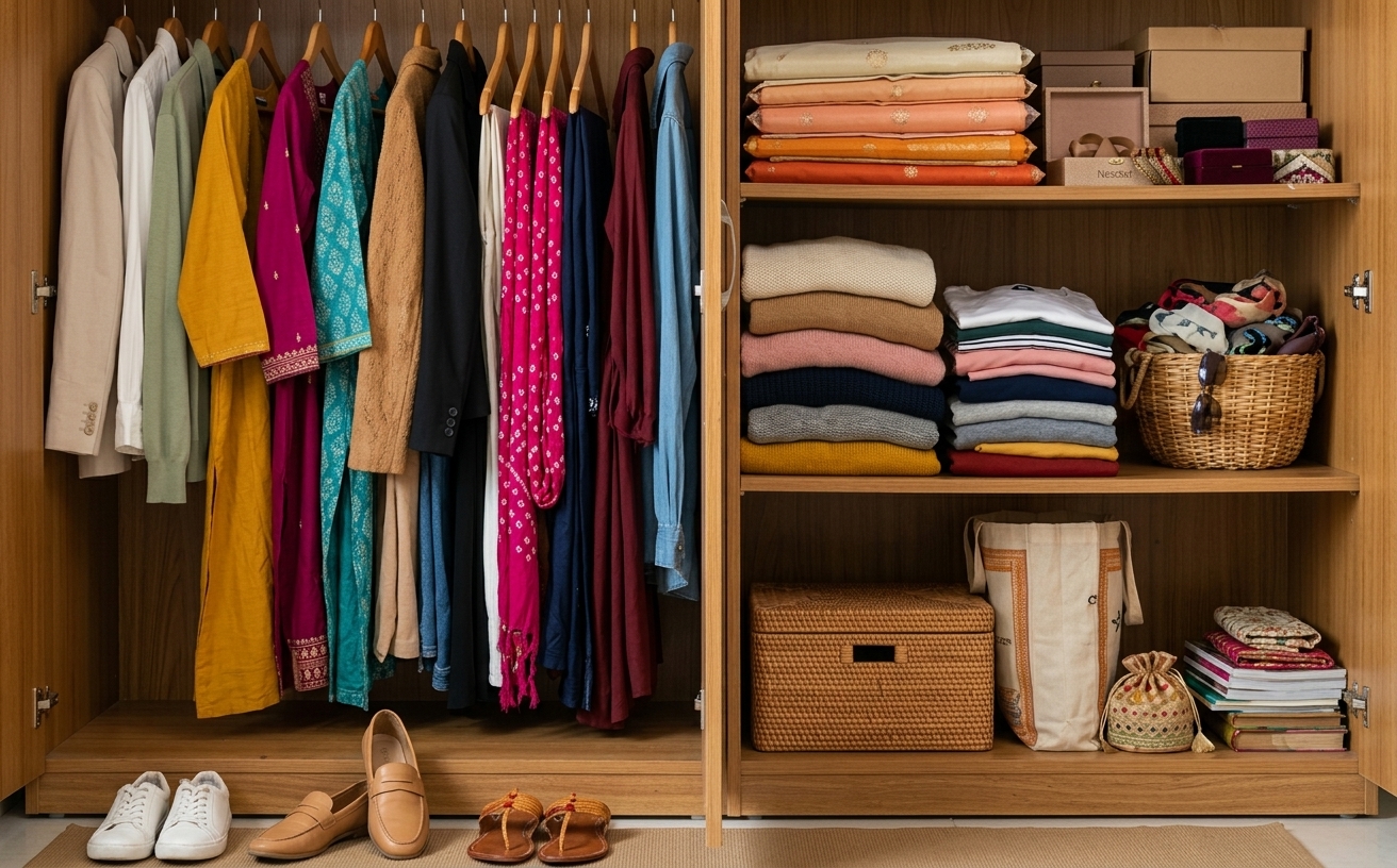 Wardrobe after